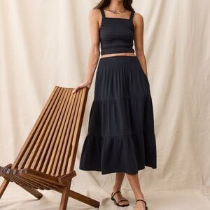 Marine Layer Double Cloth Corinne Maxi Skirt